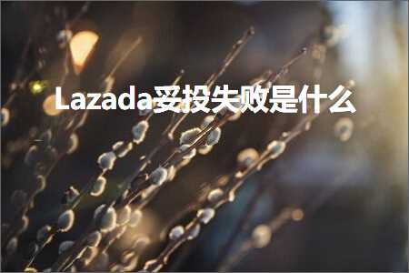 璺ㄥ鐢靛晢鐭ヨ瘑:Lazada濡ユ姇澶辫触鏄粈涔? width=